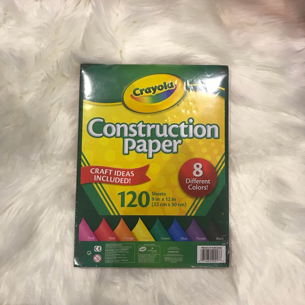 Crayola construction paper